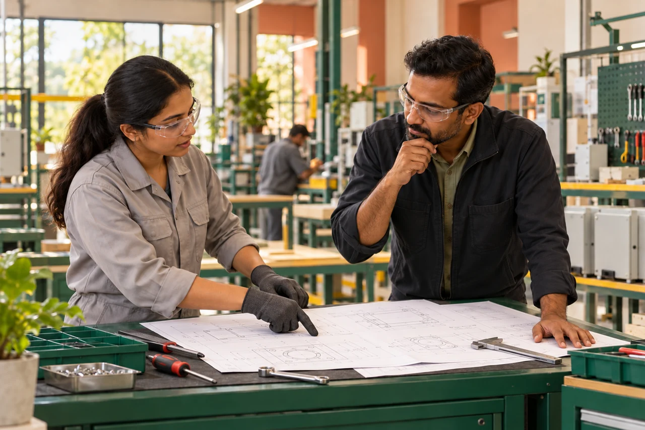 Illustrative setting: Plan charging for warehouses, factories and industrial campuses around the site's electrical and operational realities.