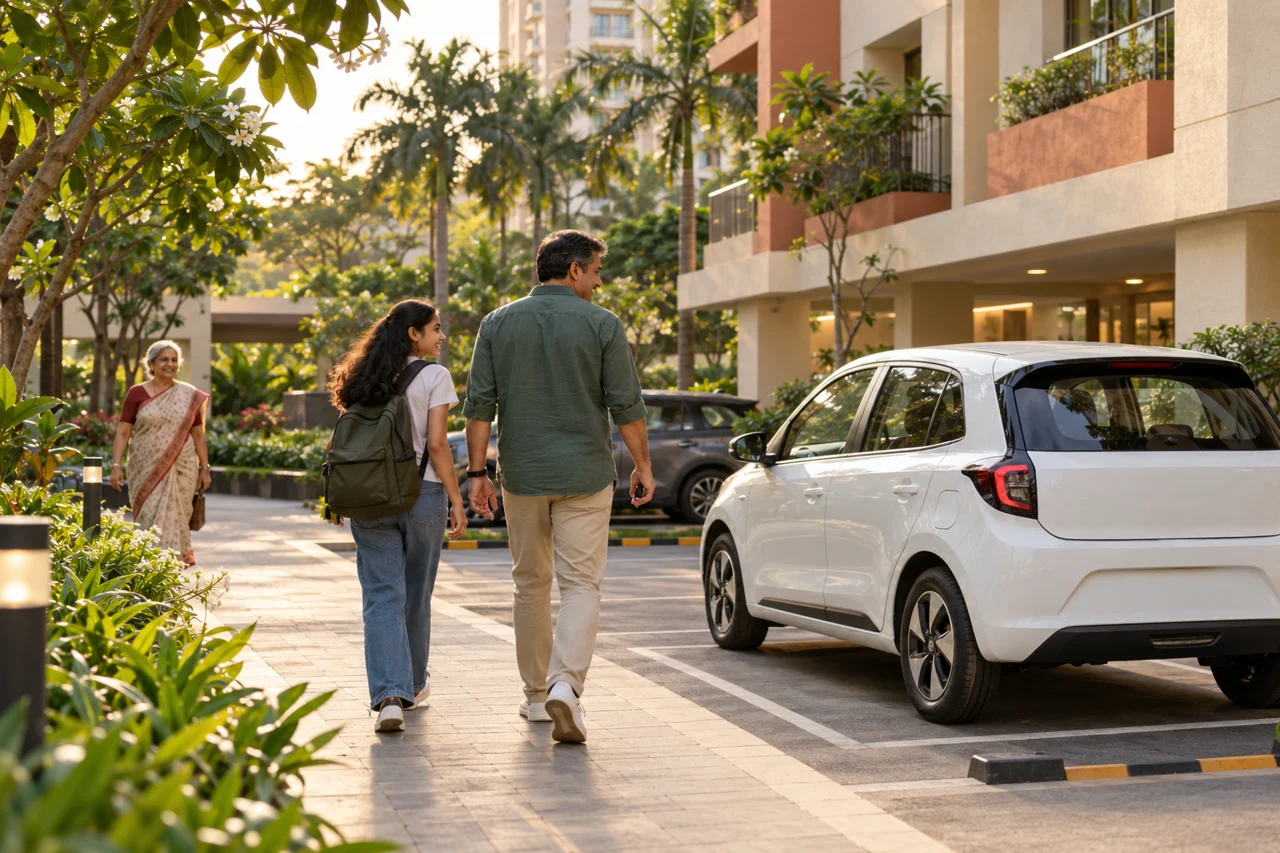 Illustrative setting: Help your committee approach shared charging with a clear view of parking, permissions, electricity and future demand.